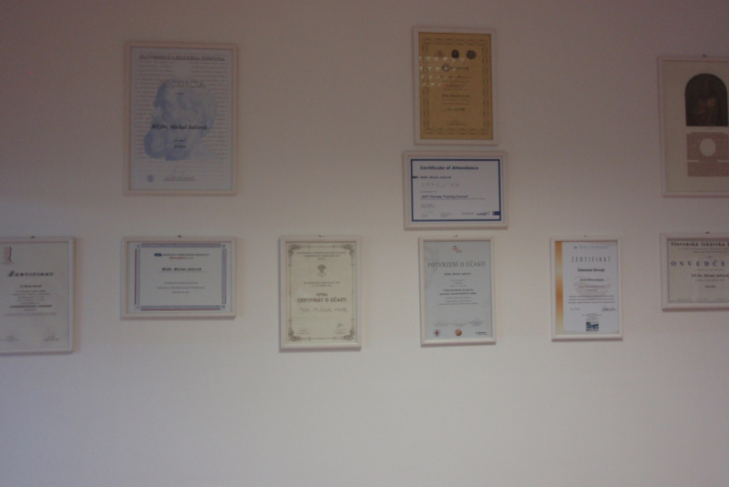 Certifikáty a ocenenia